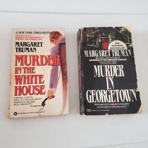 Margaret Truman Murder in the White House & Georgetown Mystery Book Lot Vintage